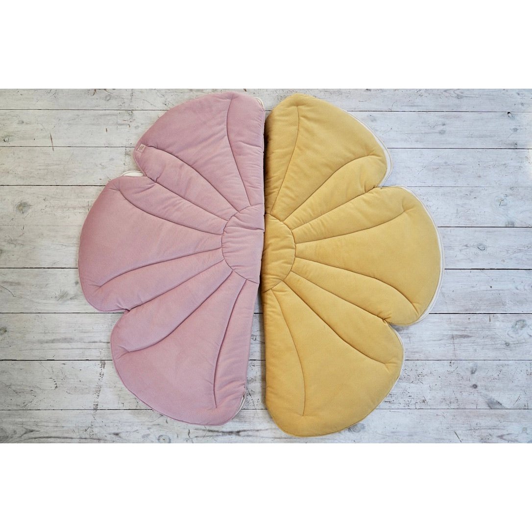 Fluwelen bloemmat "Roze vlierbes"