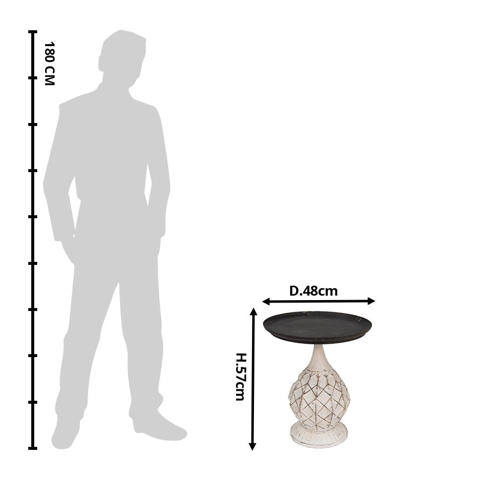 Bijzettafel Ø 48x57 cm