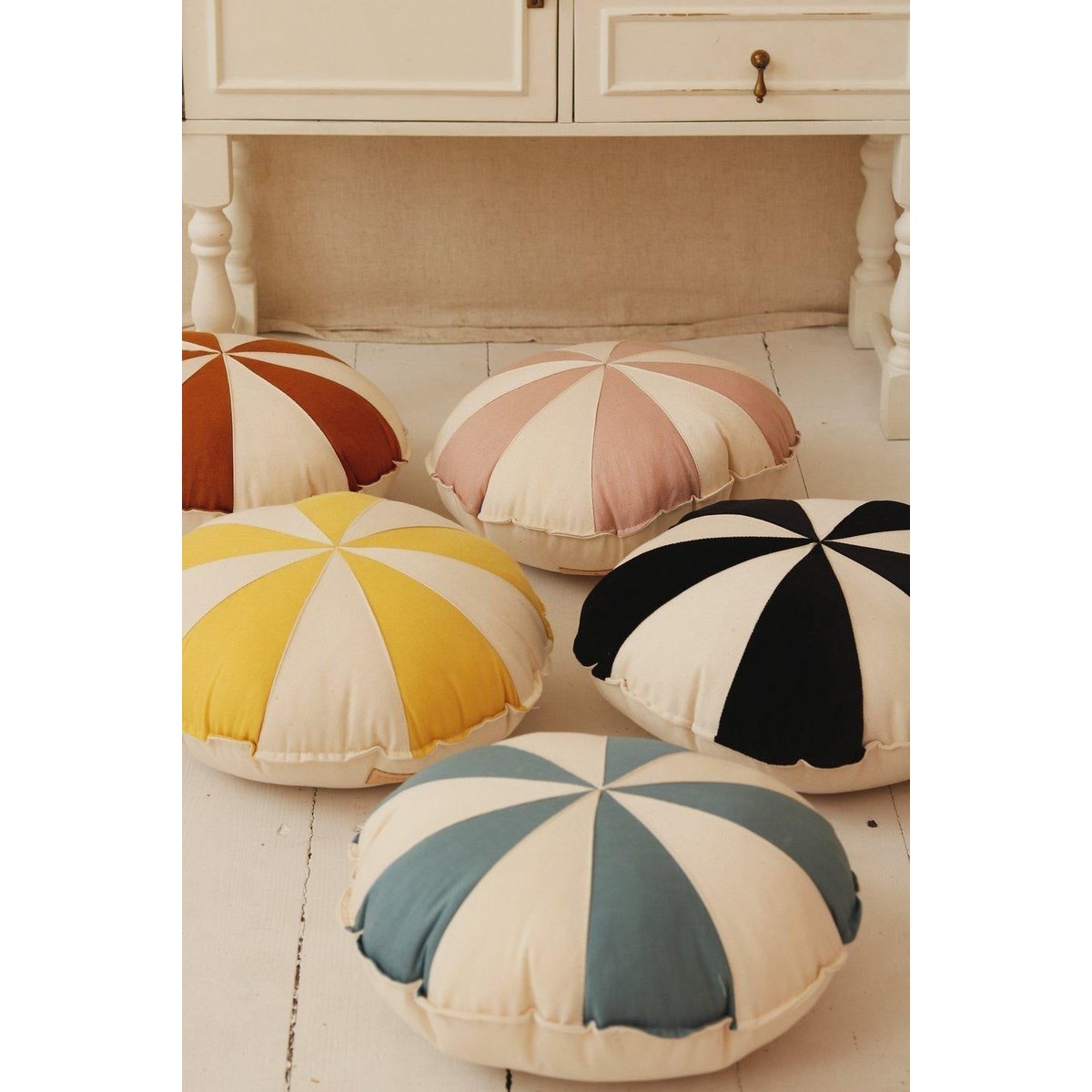 Patchworkkussen 'Blue Candy'