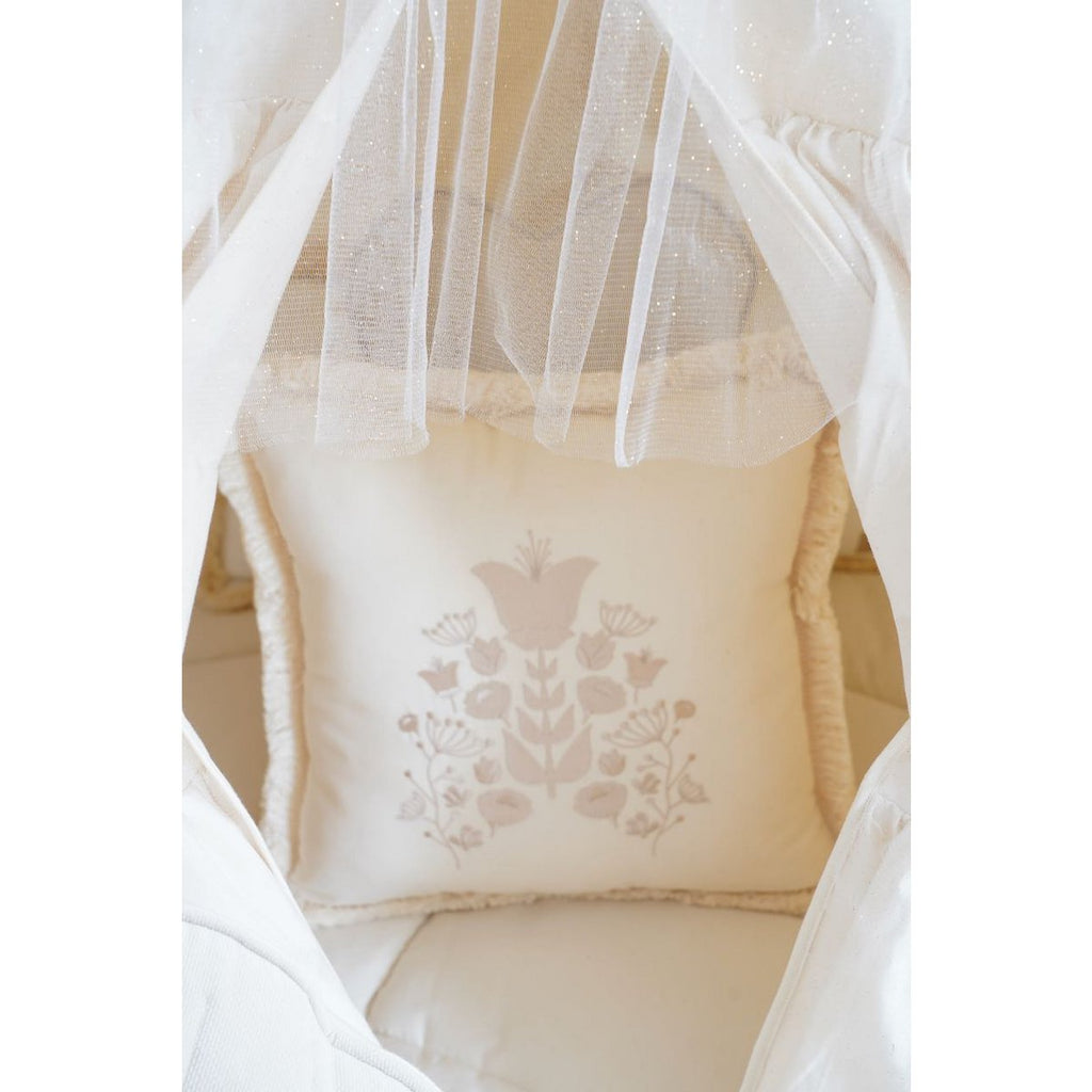 Tipi "Boho" met ruches en borduursels