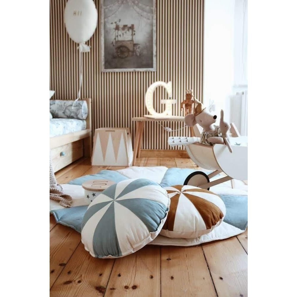 Patchworkkussen 'Blue Candy'