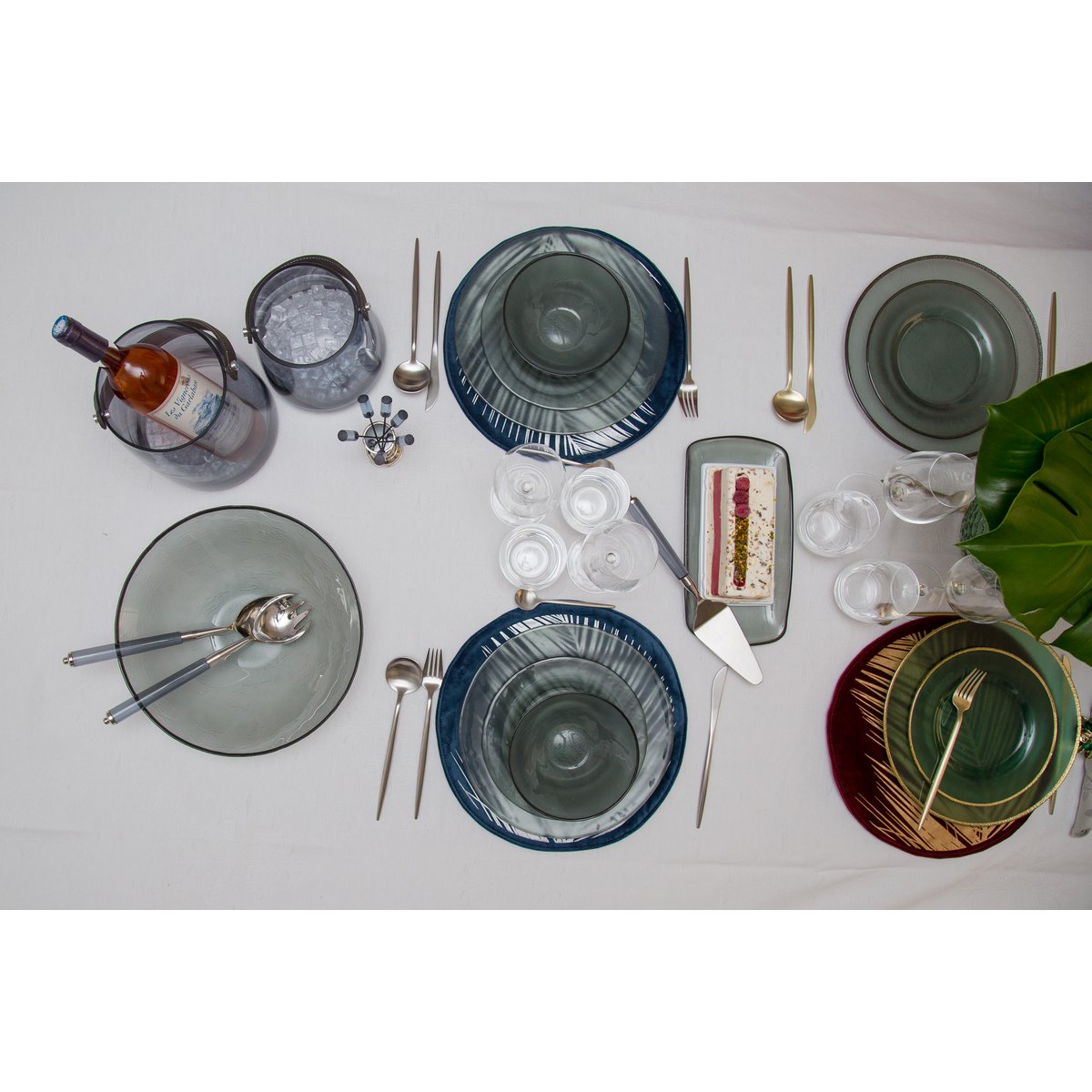 Bestekset 24 stuks - Mat zilver