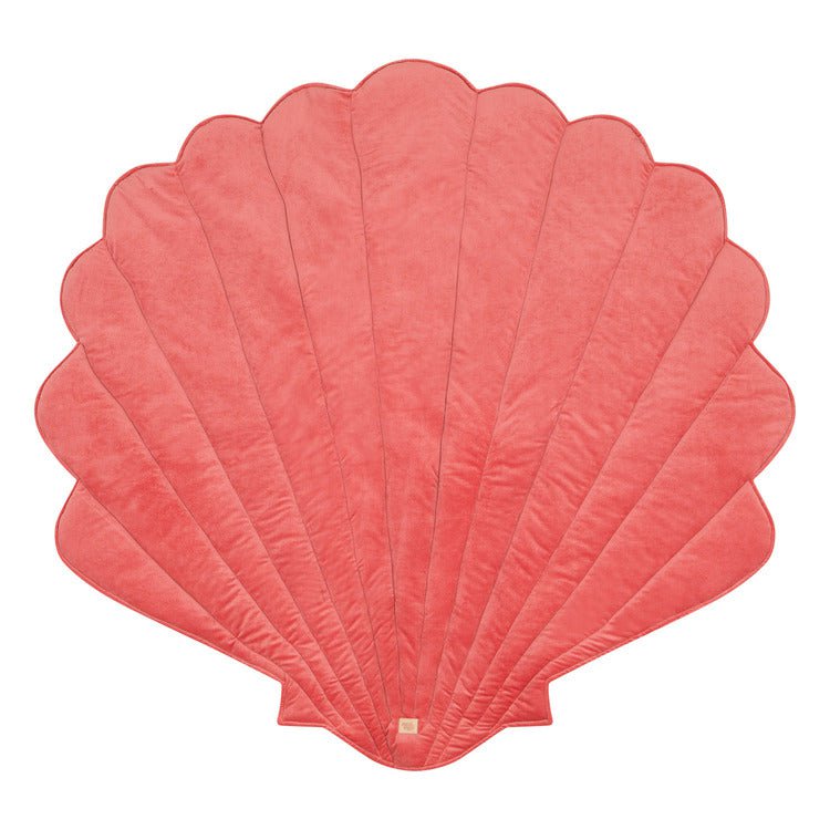 Fluwelen schelpmat "Coral"