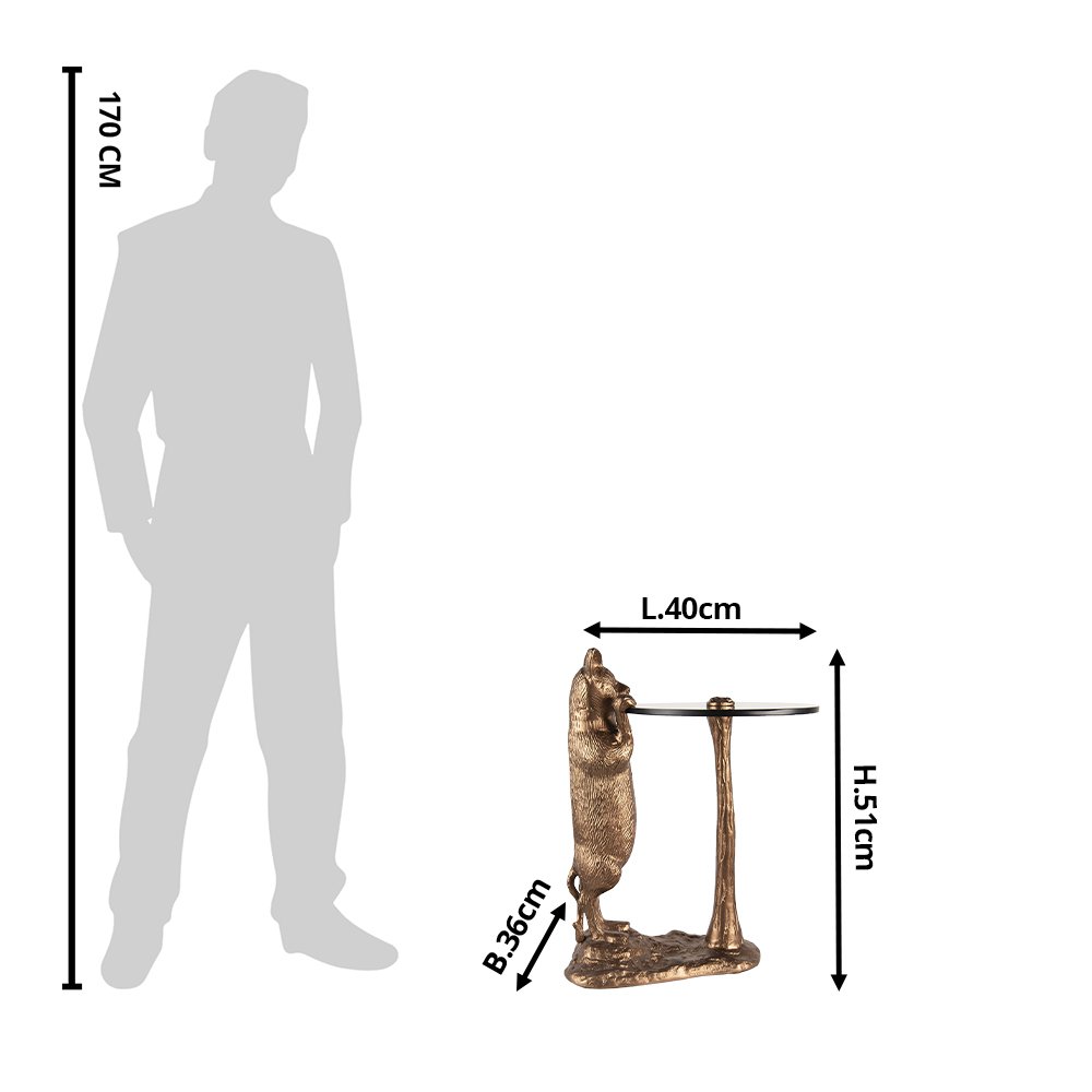 Beistelltisch 40x36x51 cm