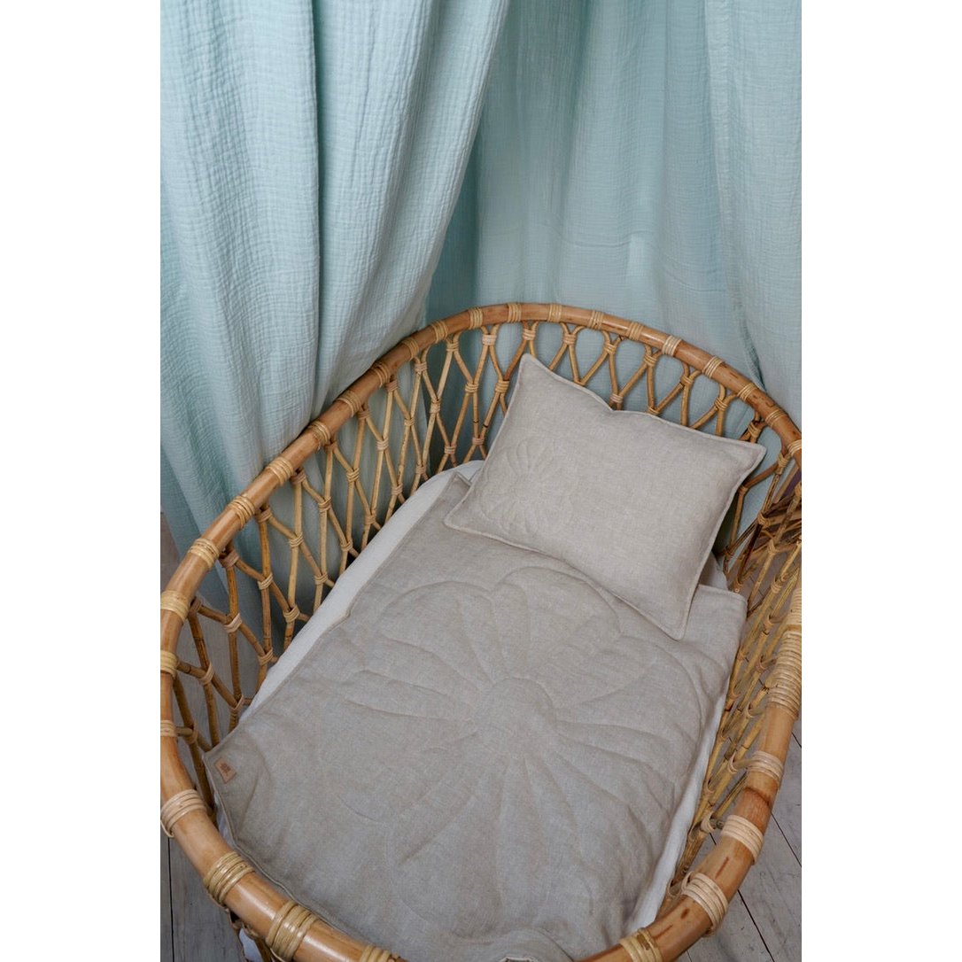 Linnen kinderovertrekset "Zand"