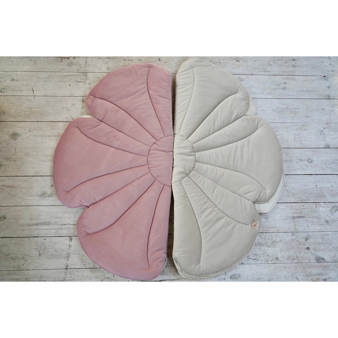 Fluwelen bloemmat "Roze vlierbes"