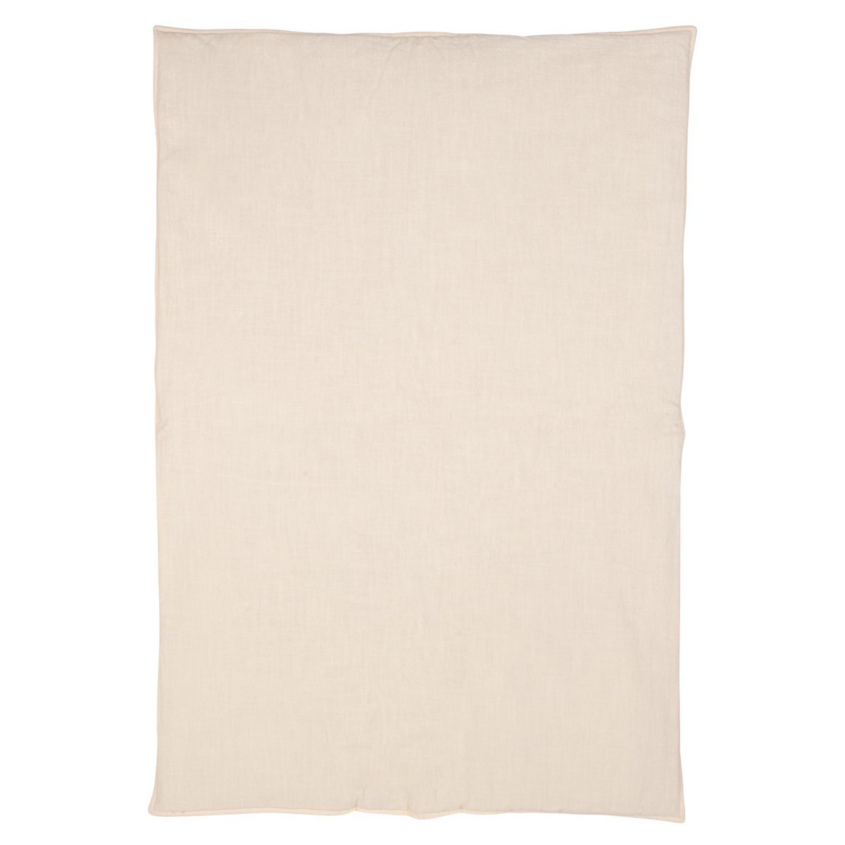 Linnen schelp kinderovertrekset "Sand" Groot formaat