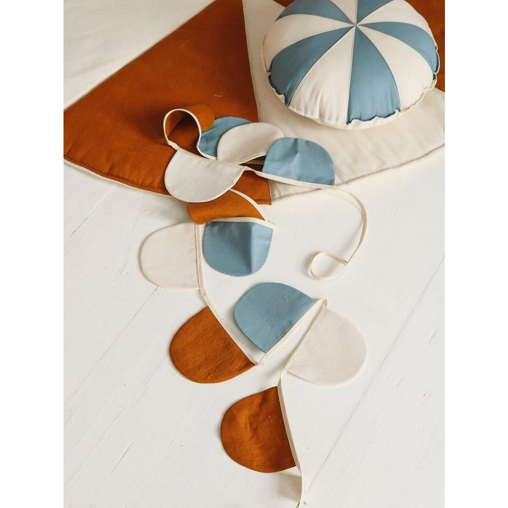 Patchworkkussen 'Blue Candy'