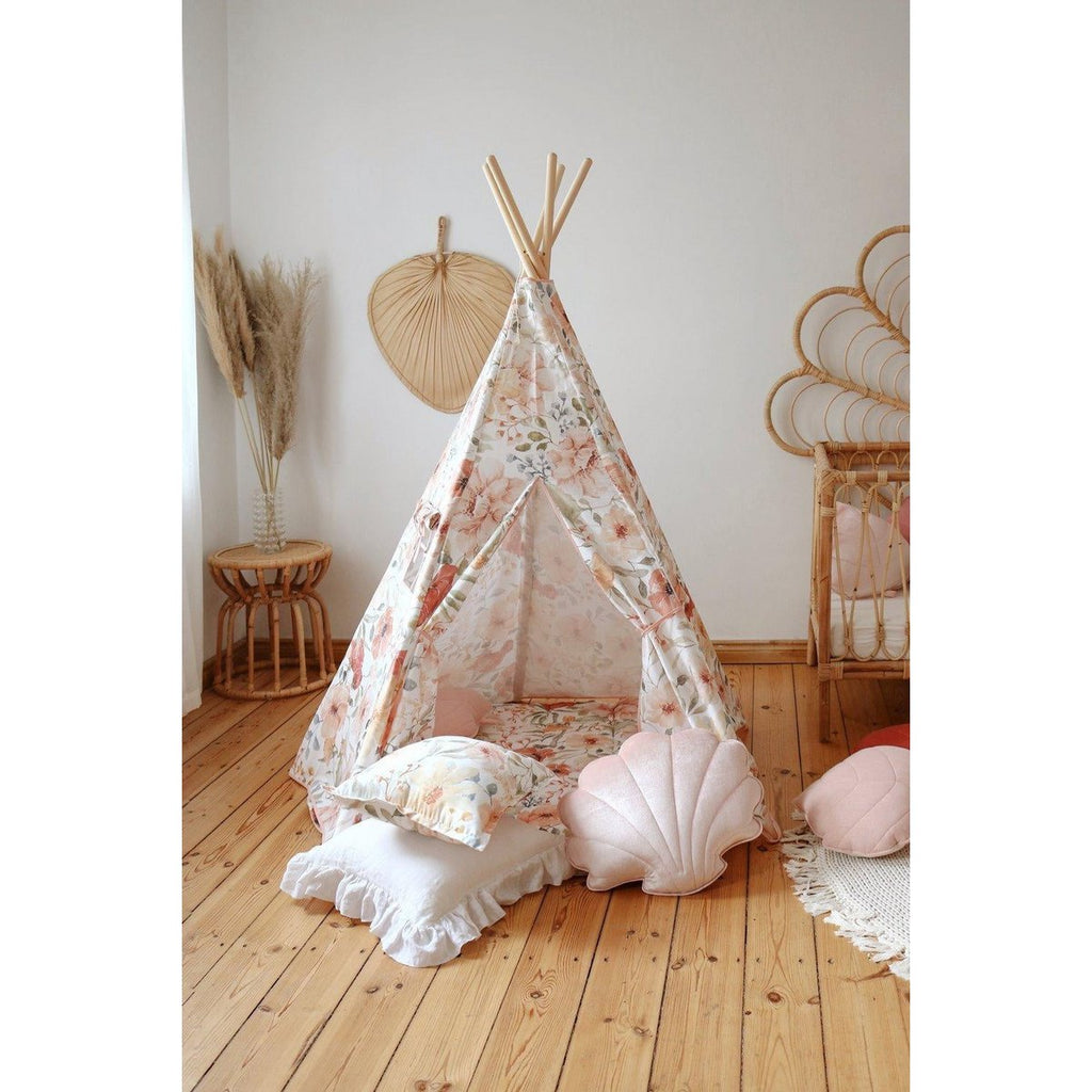 Tipi- en mattenset "Flower Power"