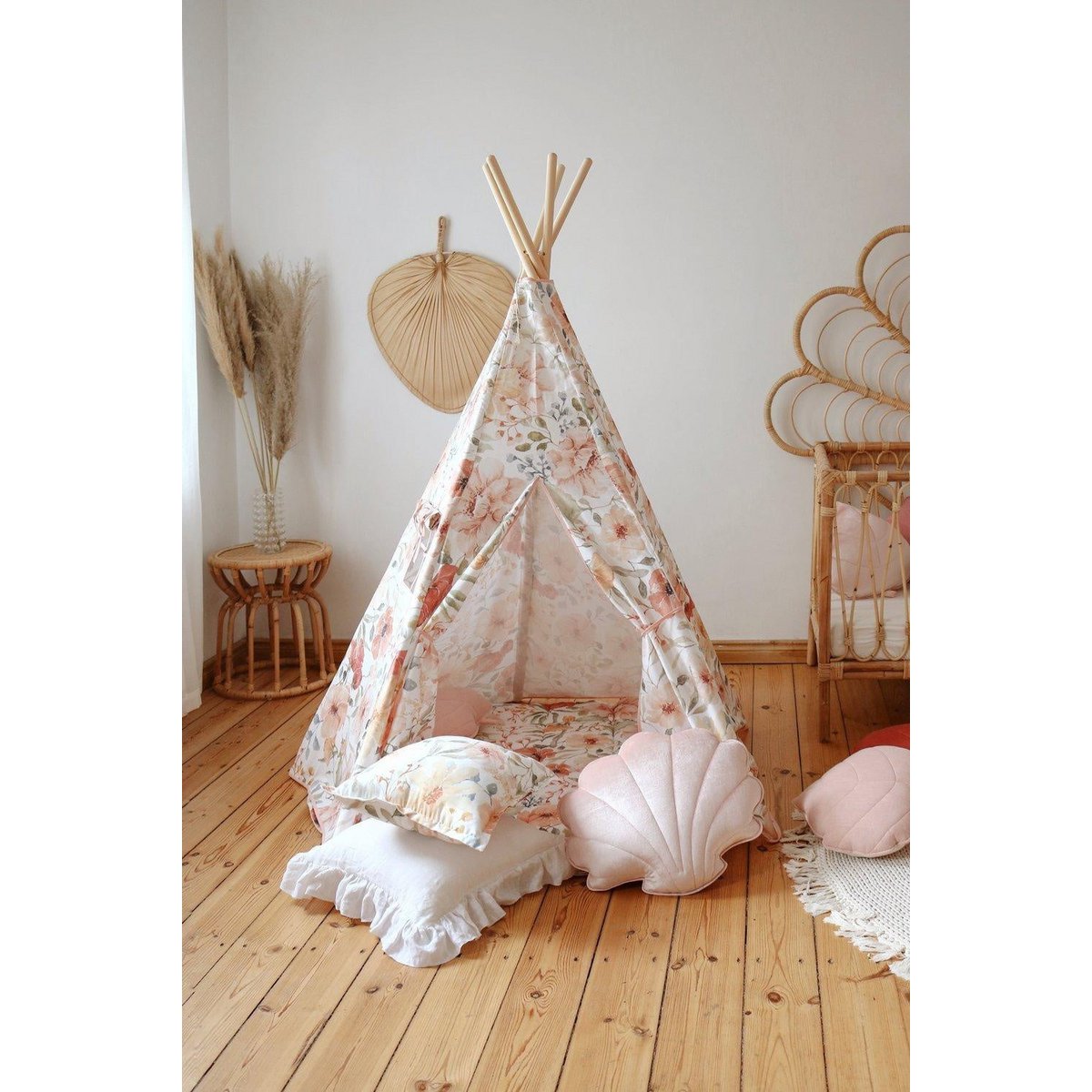 Tipi- en mattenset "Flower Power"