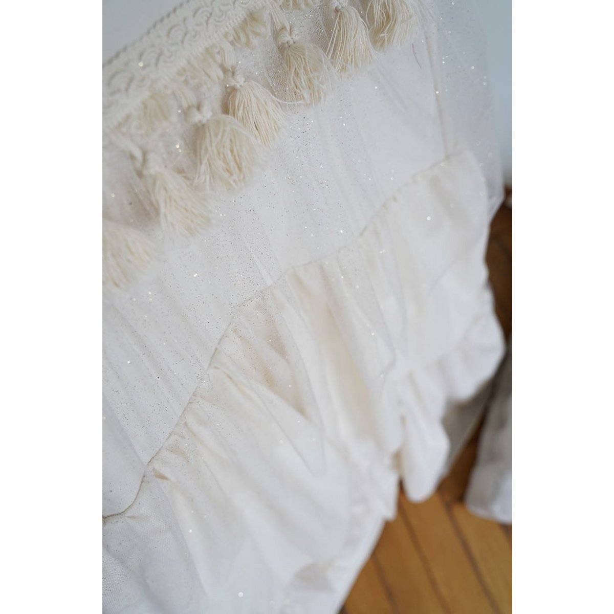 Tipi "Boho" met ruches en borduursels