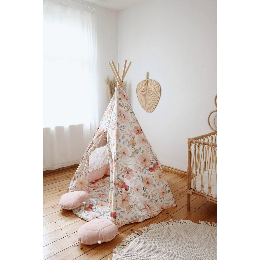 Tipi- en mattenset "Flower Power"