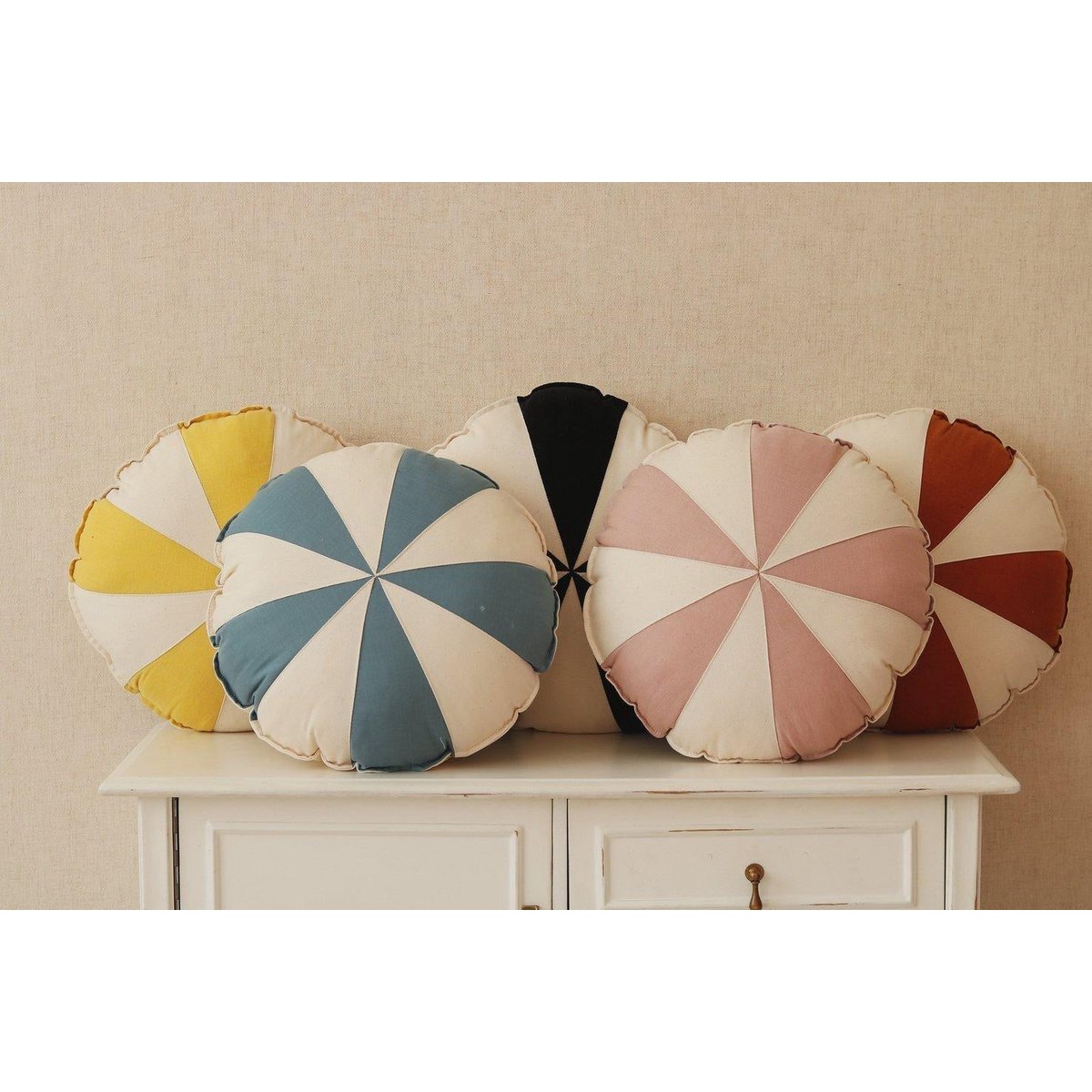 Patchworkkussen 'Blue Candy'