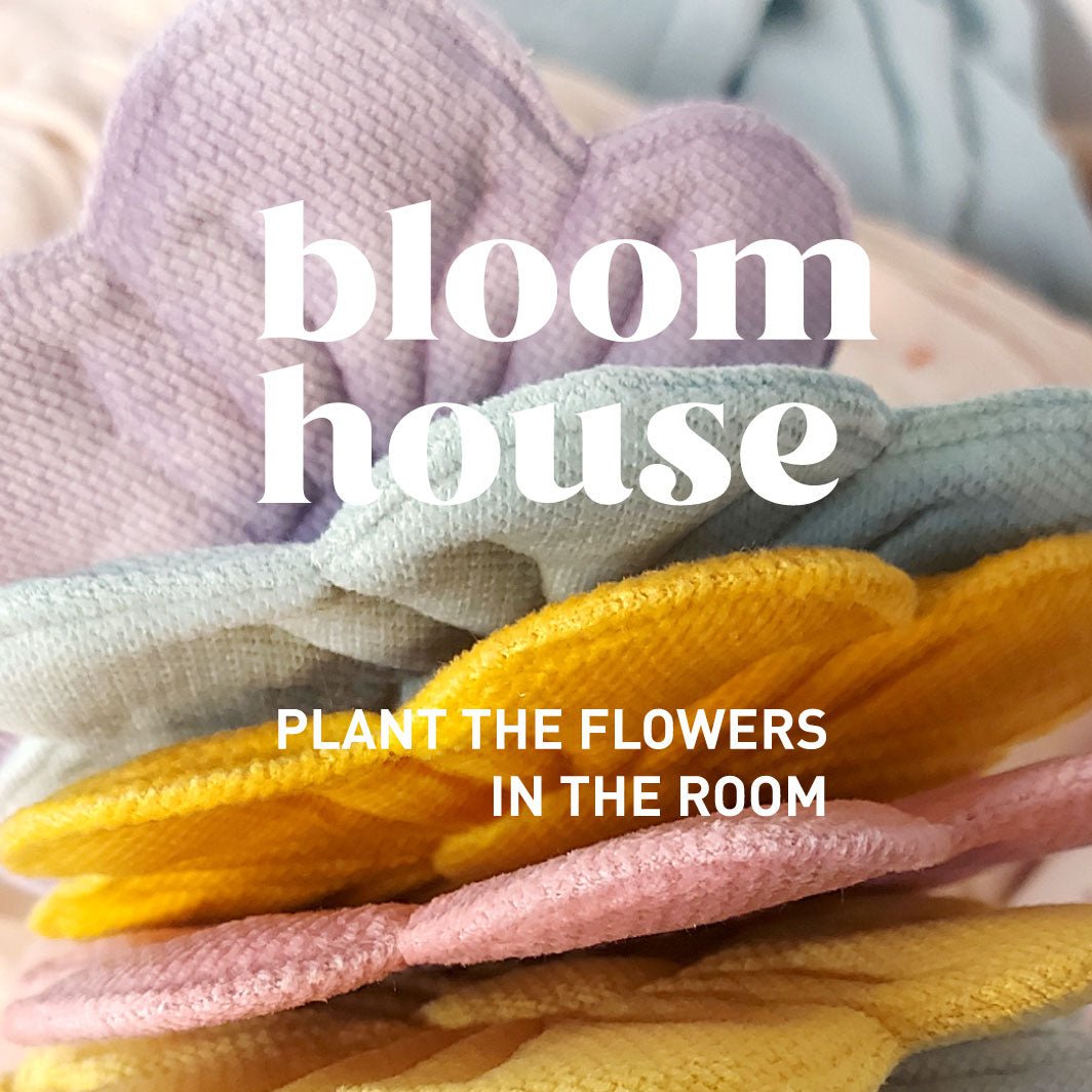 Fluwelen bloemmat "Mint"