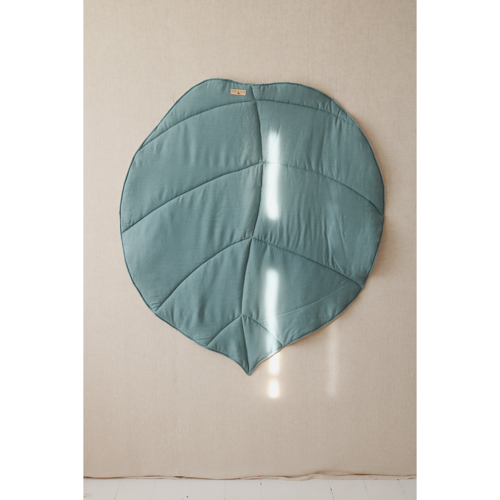 "Oog van de Zee" fluwelen Ginkgo bladmat