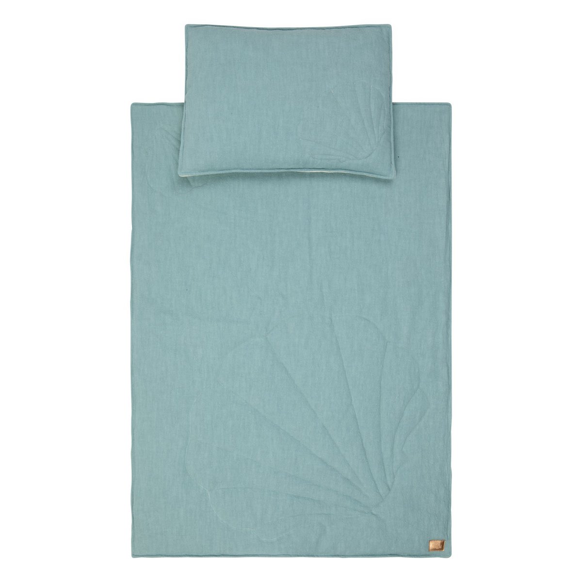 Linnen schelp kinderovertrekset "Eye of the sea"