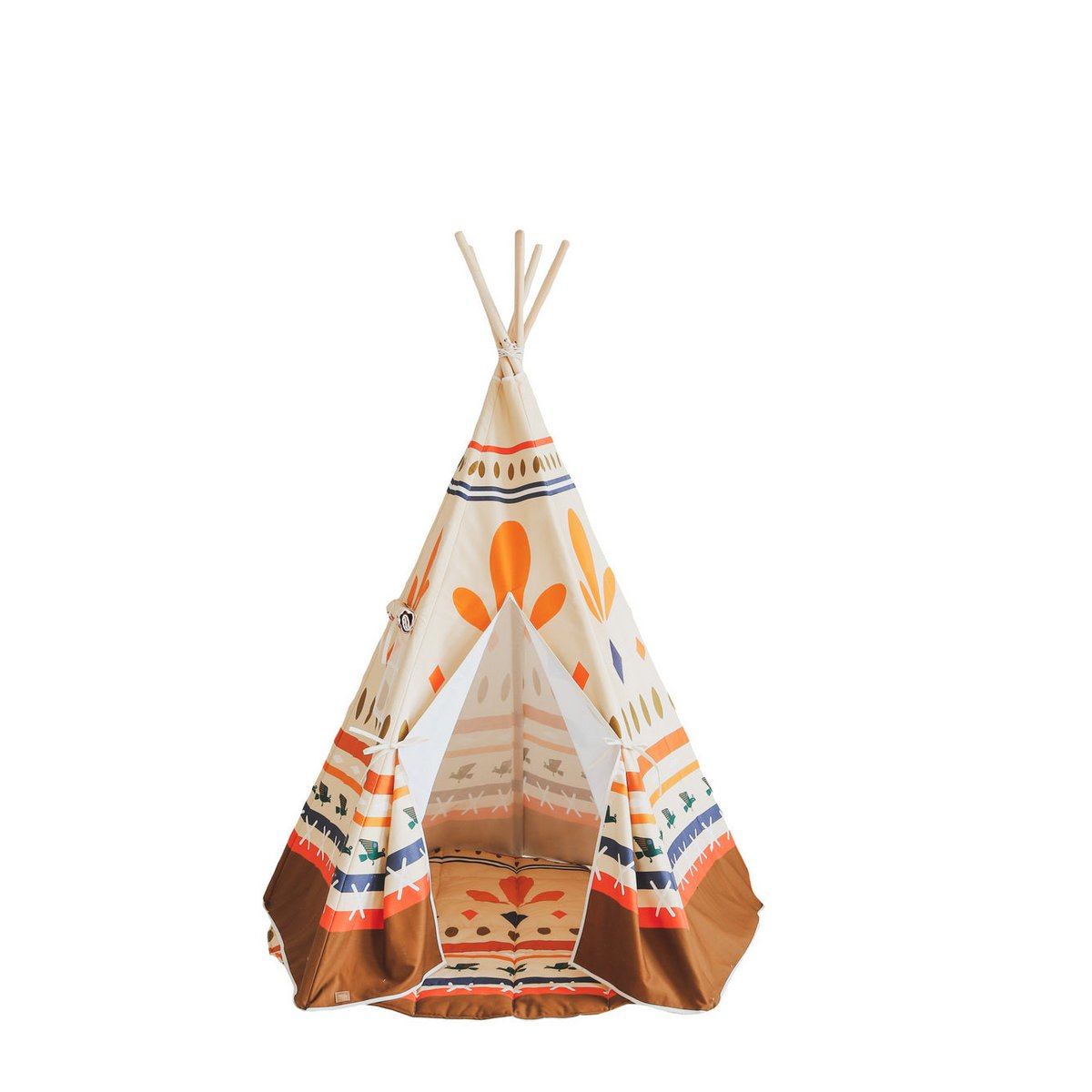 Tipi met inheemse sfeer